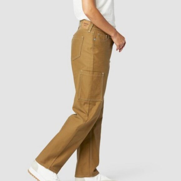 NWT DENIZEN® from Levi's® Mid-Rise 90's Loose Straight Jeans Color Gold - Picture 2 of 8